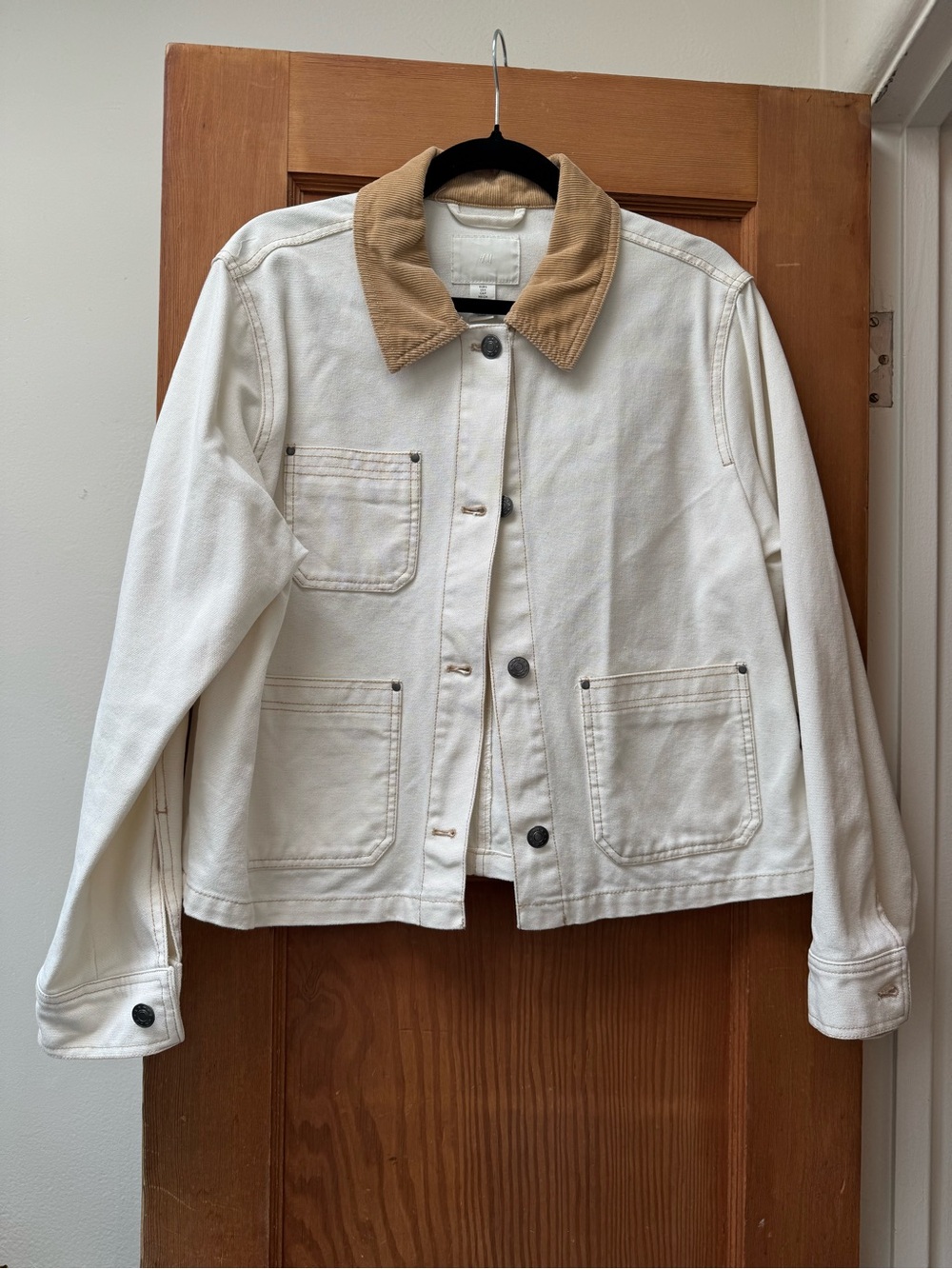 H&M cropped barn jacket